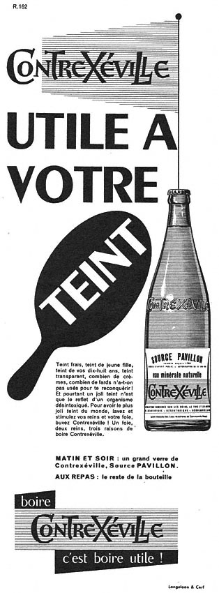 Advert Contrexeville 1955