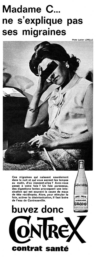 Advert Contrexeville 1963