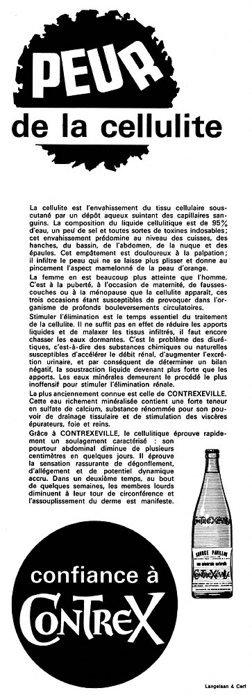 Advert Contrexeville 1964