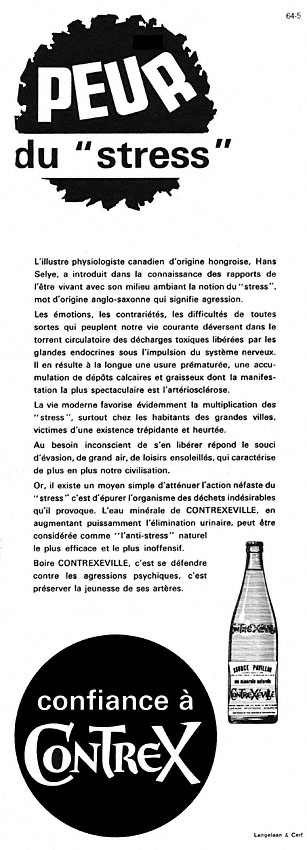 Advert Contrexeville 1964