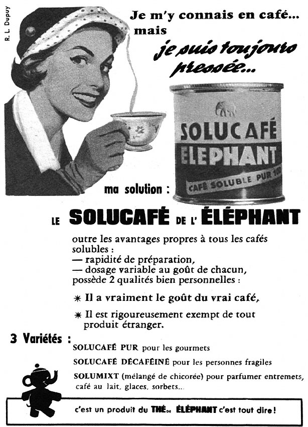 Advert Th de l'Elphant 1955