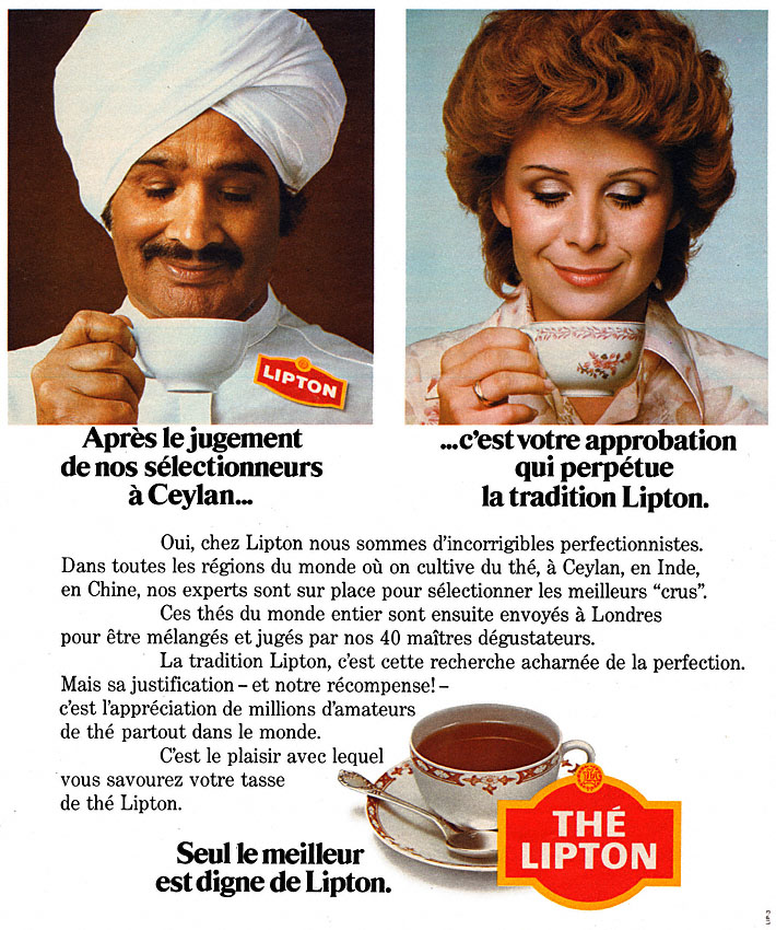 Advert Lipton 1975