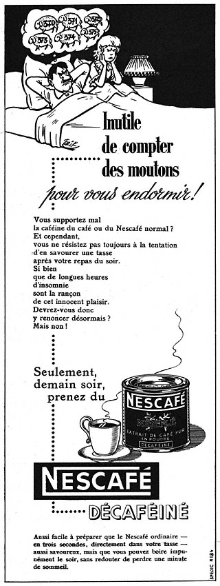 Advert Nescaf 1954