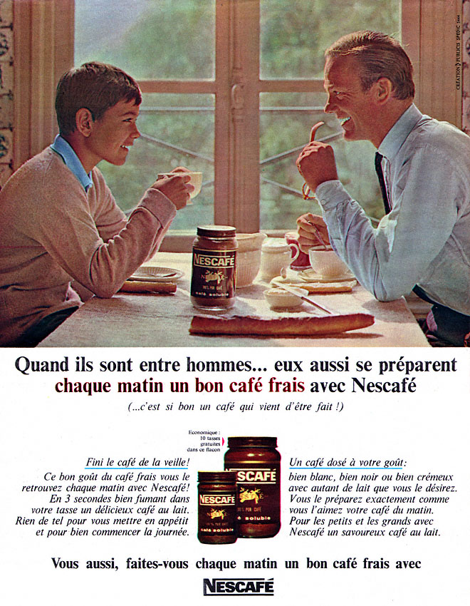 Advert Nescaf� 1965