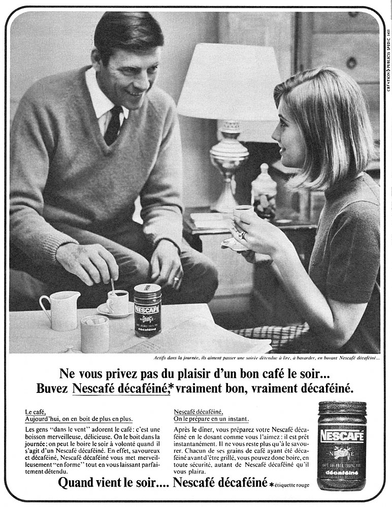Advert Nescaf� 1965