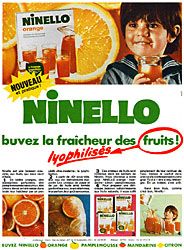 Advert Ninello 1970