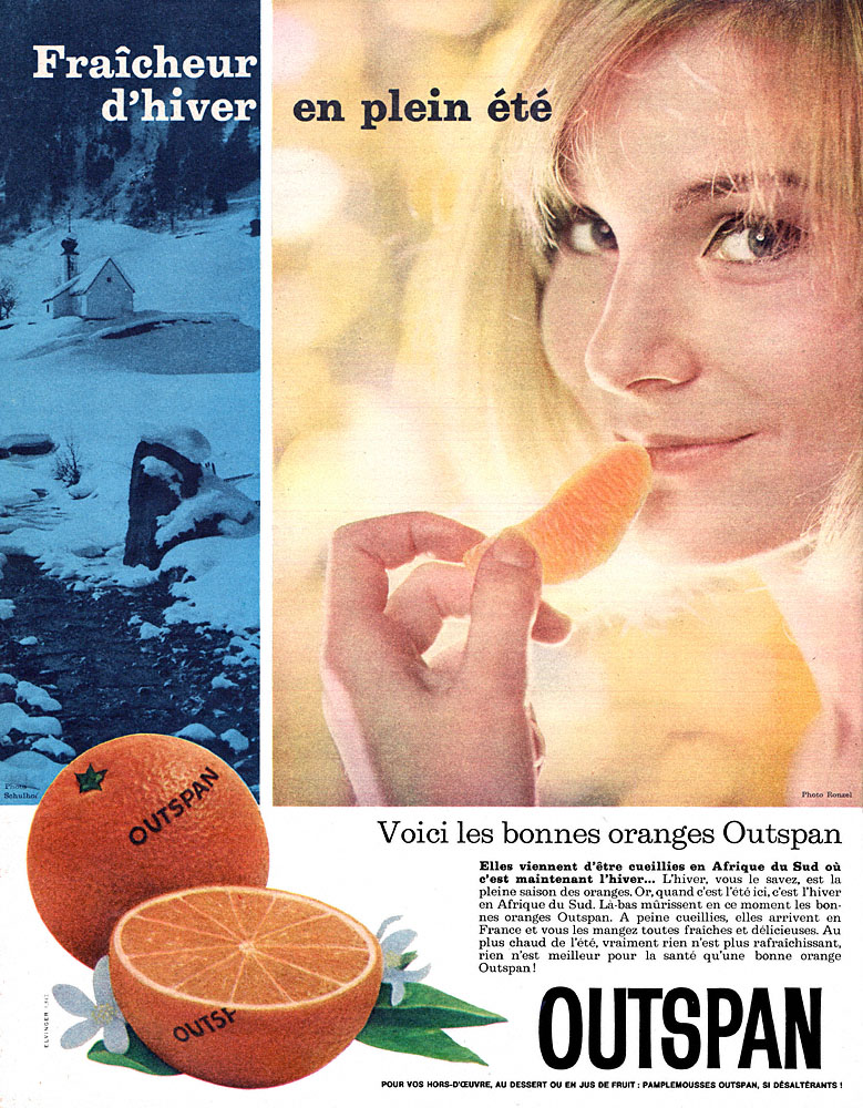 Advert Outspan 1962