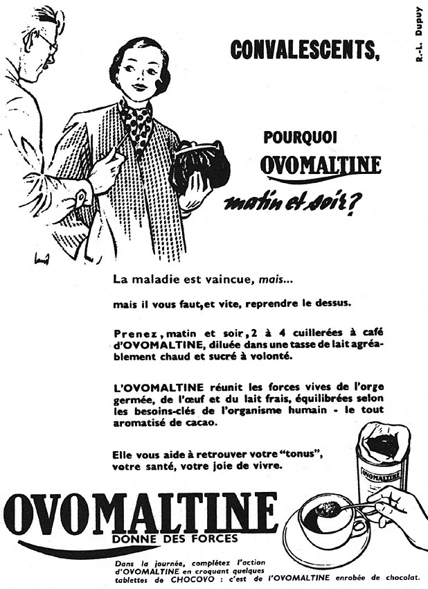 Advert Ovomaltine 1952