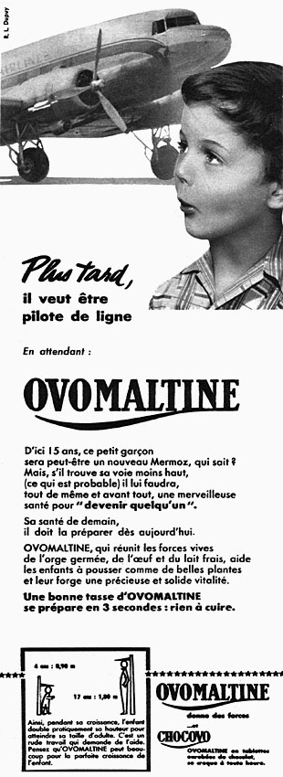 Advert Ovomaltine 1955