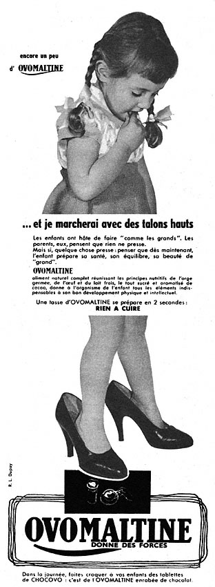 Advert Ovomaltine 1956