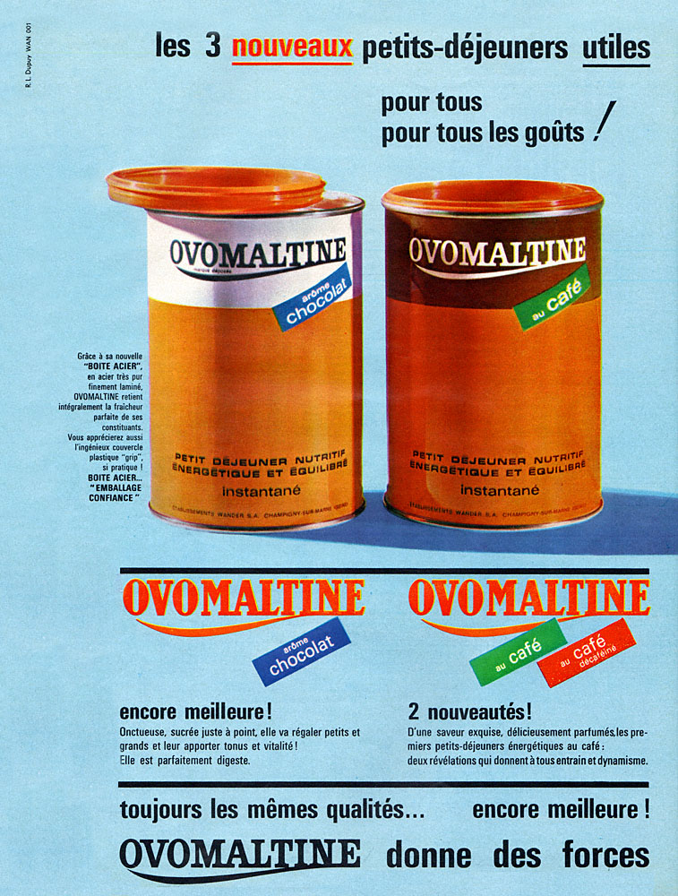 Advert Ovomaltine 1963