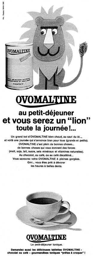 Advert Ovomaltine 1966