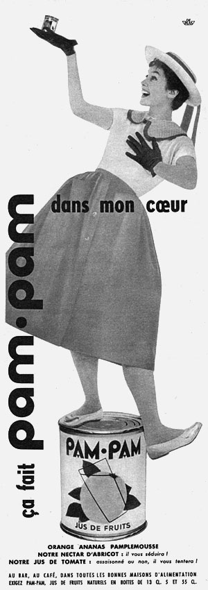 Advert Pam.Pam 1957