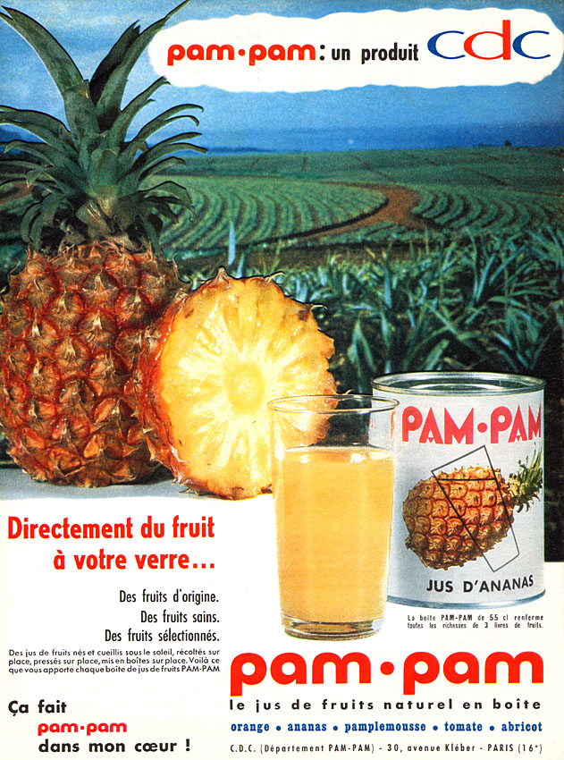 Advert Pam.Pam 1959