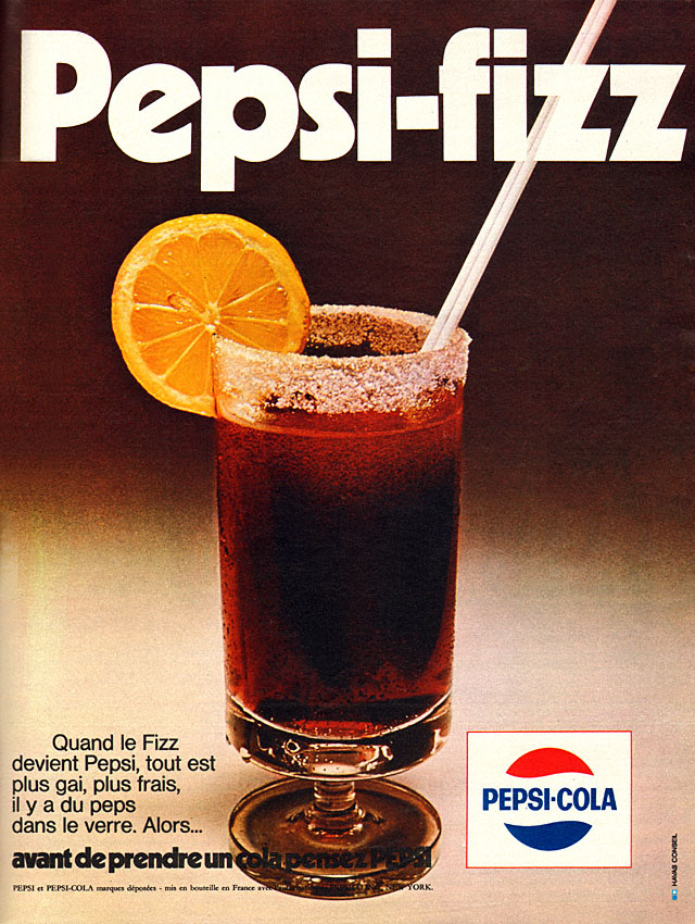 Advert Pepsi Cola 1970