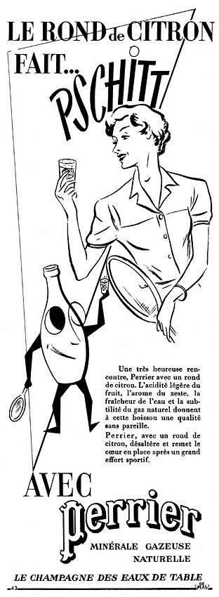 Advert Perrier 1949