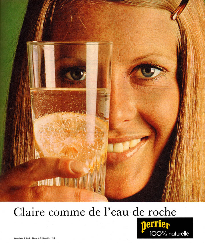 Advert Perrier 1973