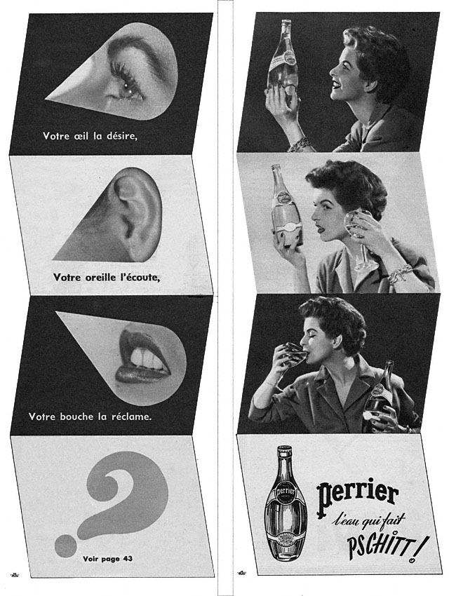Advert Perrier 1952