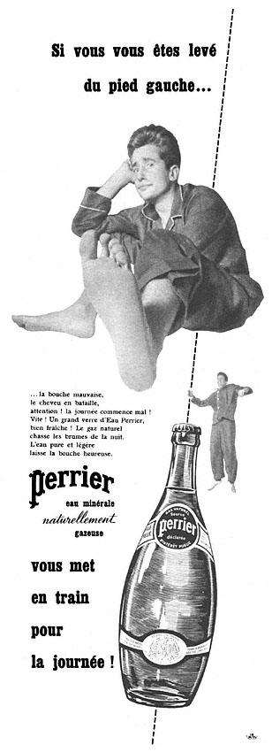 Advert Perrier 1953