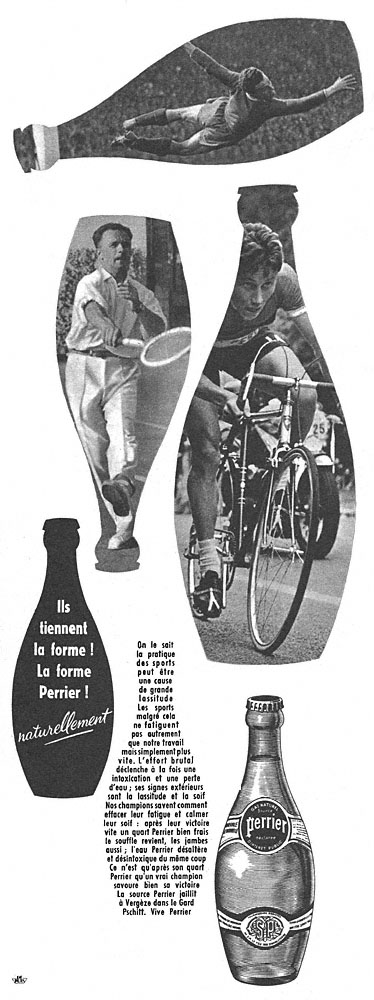 Advert Perrier 1954