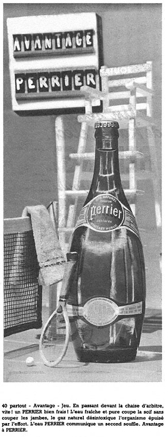 Advert Perrier 1955