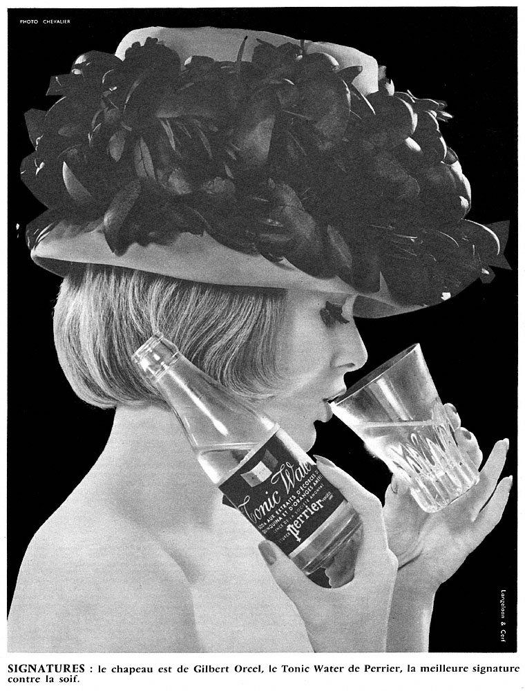 Advert Perrier 1961