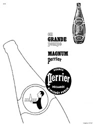Advert Perrier 1964