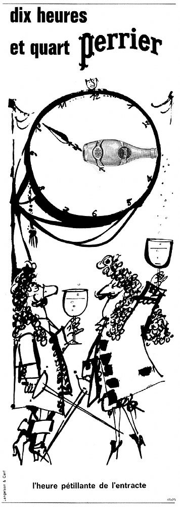 Advert Perrier 1965