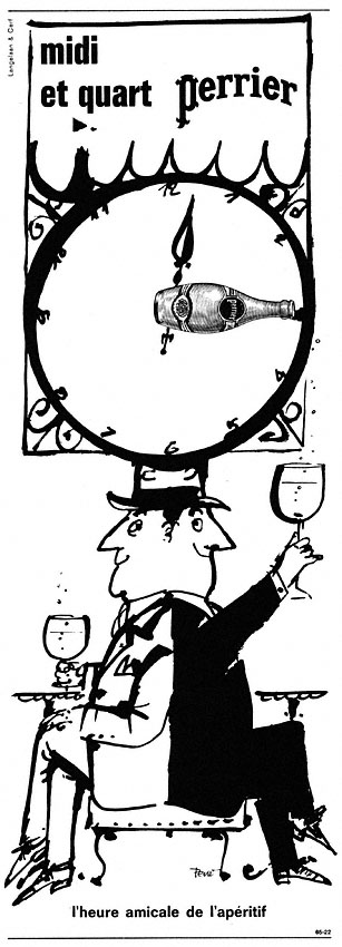 Advert Perrier 1965