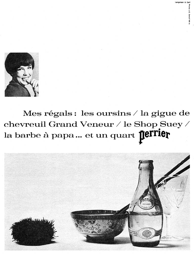 Advert Perrier 1966