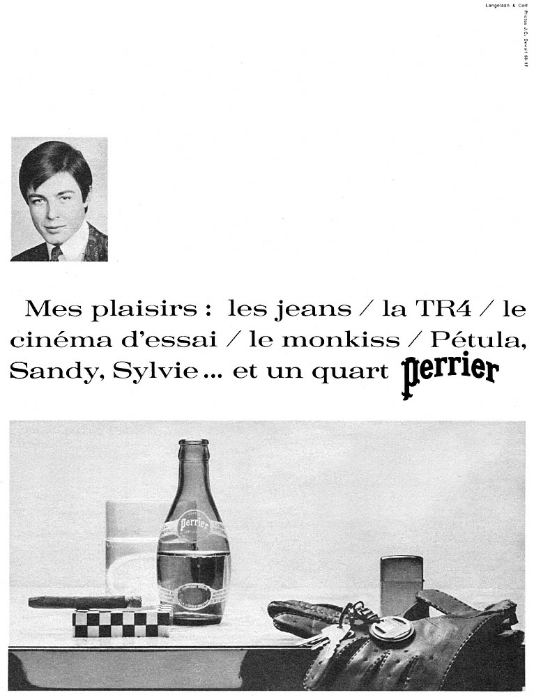 Advert Perrier 1966