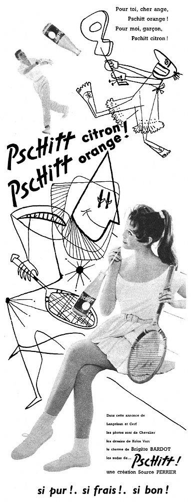 Advert Pschitt 1955