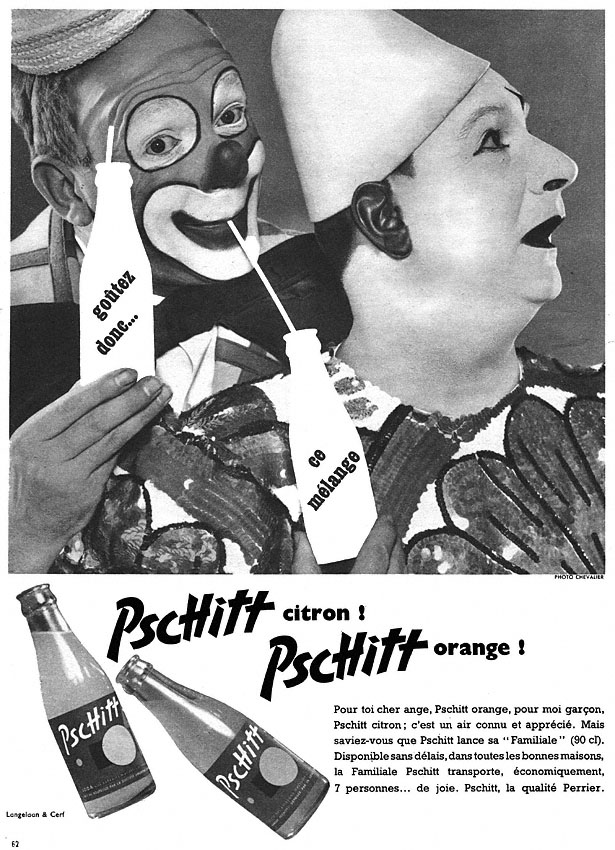Advert Pschitt 1957
