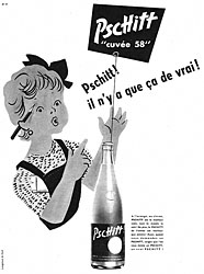 Advert Pschitt 1958