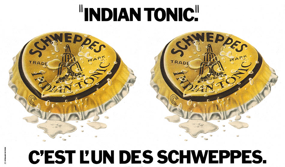 Advert Schweppes 1974