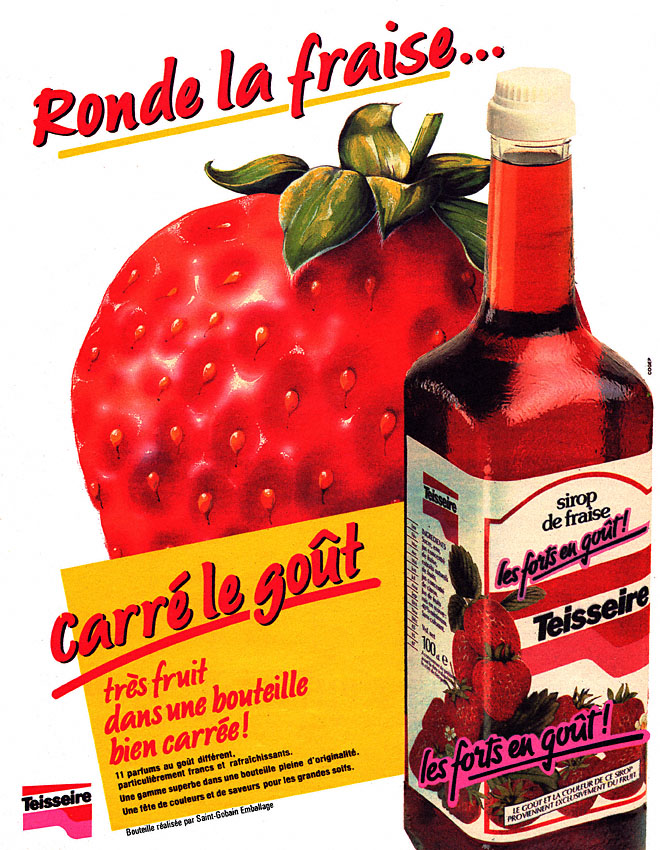 Advert Teisseire 1985