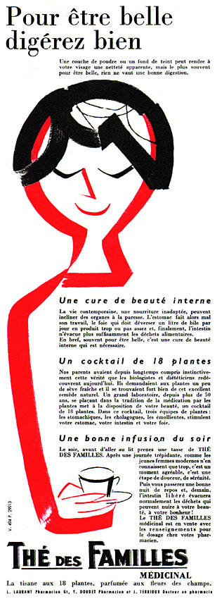 Advert TheFamilles 1959