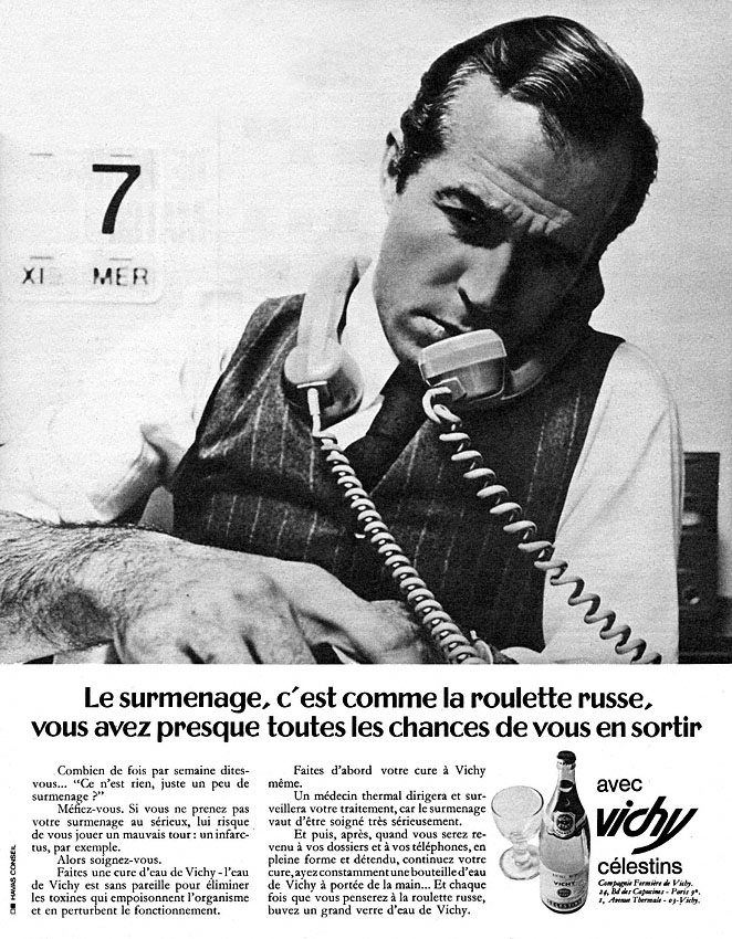 Advert Vichy 1970