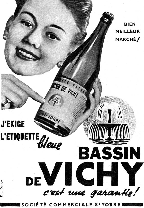 Advert Vichy 1951