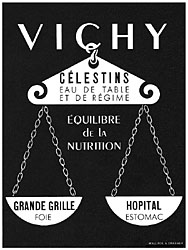 Advert Vichy 1951