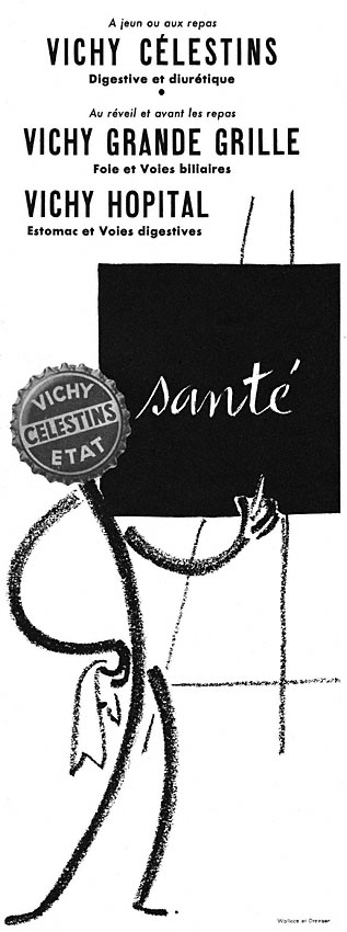 Advert Vichy 1954