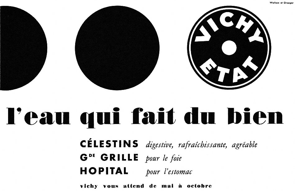 Advert Vichy 1958