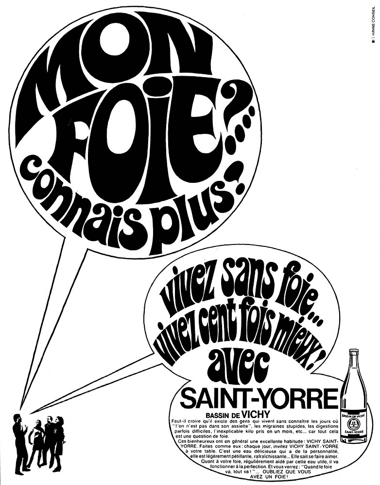 Advert Vichy 1967