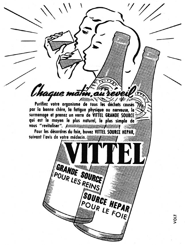 Advert Vittel 1952