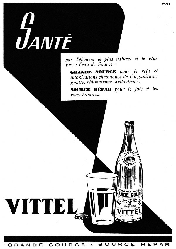 Advert Vittel 1952