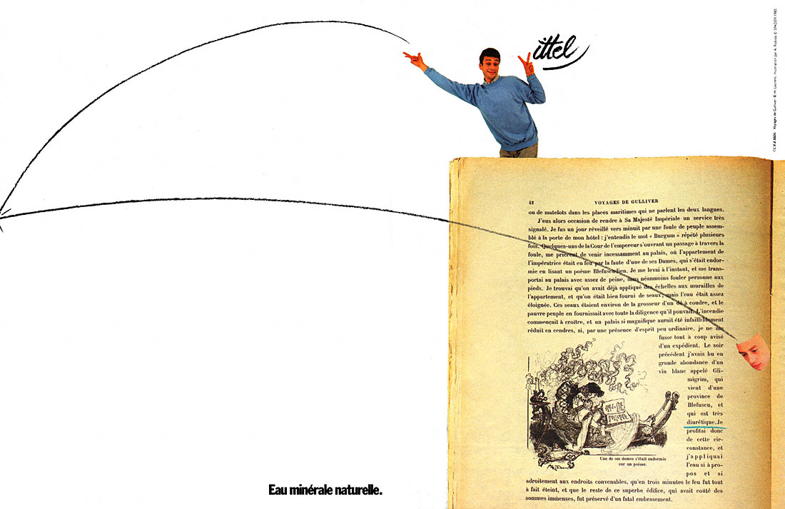 Advert Vittel 1985