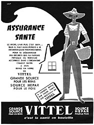 Advert Vittel 1953