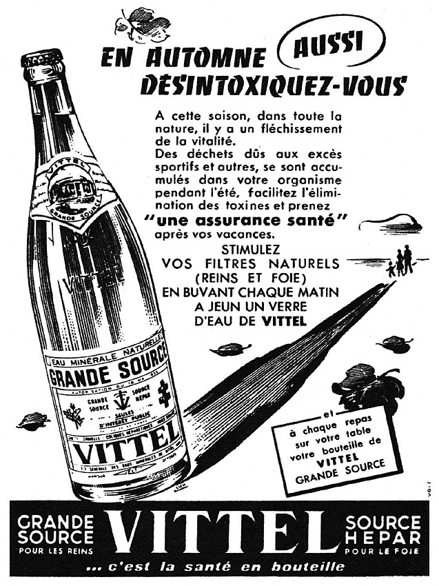 Advert Vittel 1953