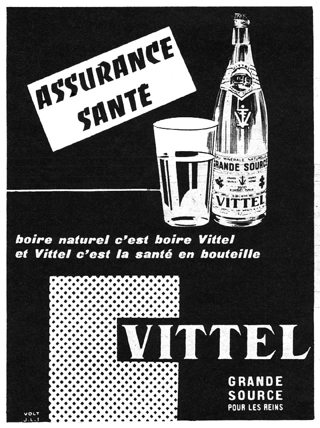 Advert Vittel 1954