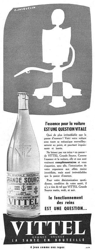 Advert Vittel 1957